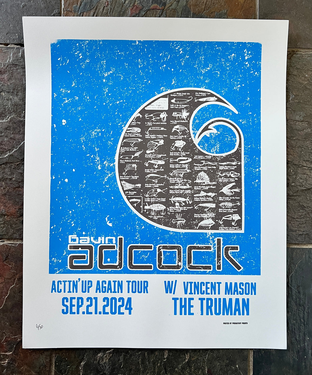 Gavin Adcock at The Truman Screen Print 9/21/2024